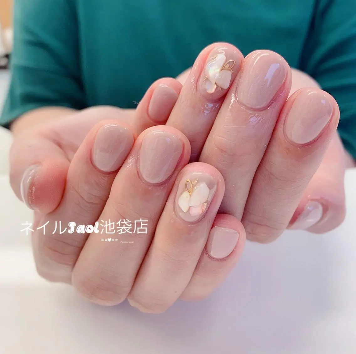 ネイル シンプルネイル ネイルJaol 池袋のネイルデザイン