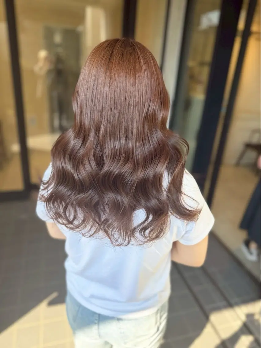 カラー ヘアカラー トリートメント 透明感ツヤカラー/ ゆうな💙のヘアスタイル