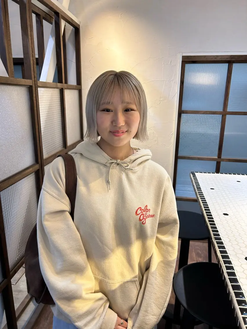ショート カット ヘアカラー 金田 夏野のヘアスタイル