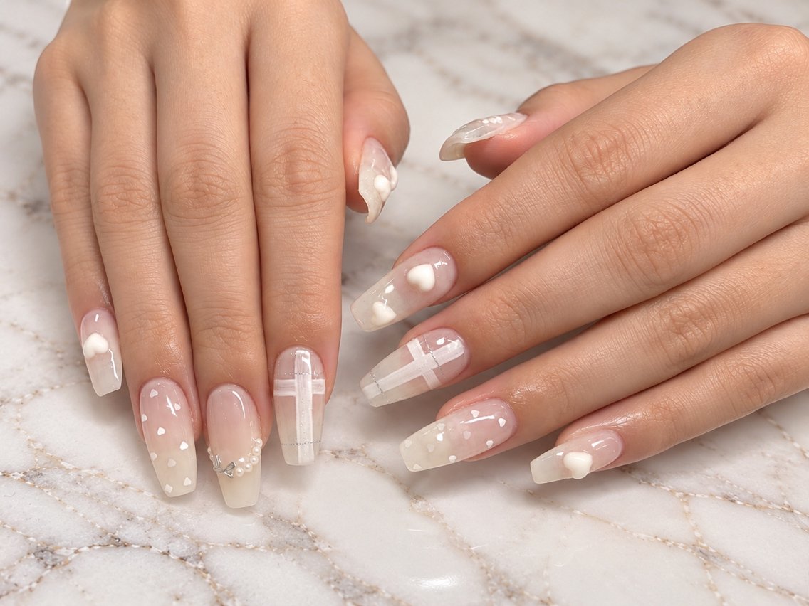 セミロング ハンドネイル 池袋Alina エリナのネイルデザイン