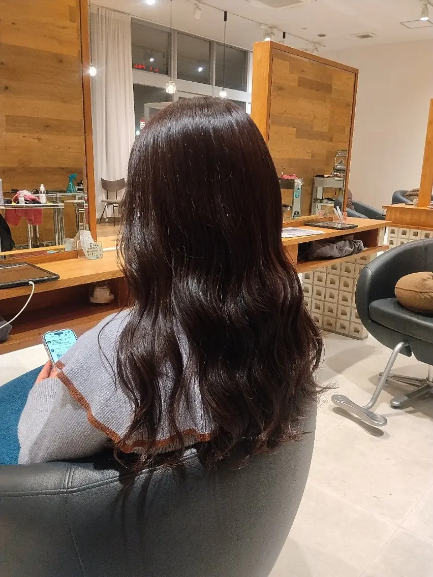 ロング カット ヘアカラー 合田 美空のヘアスタイル