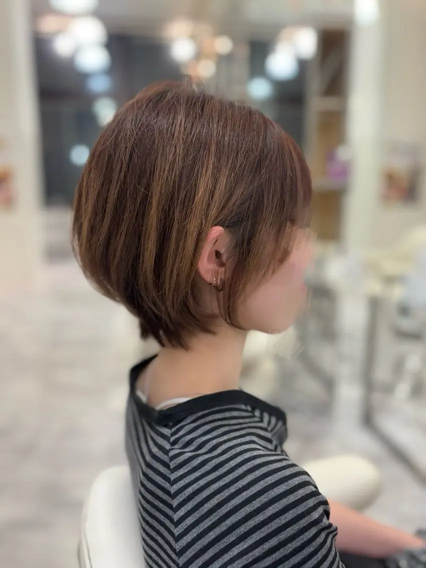 ショート ショートヘア カット 尾崎 美晴のヘアスタイル