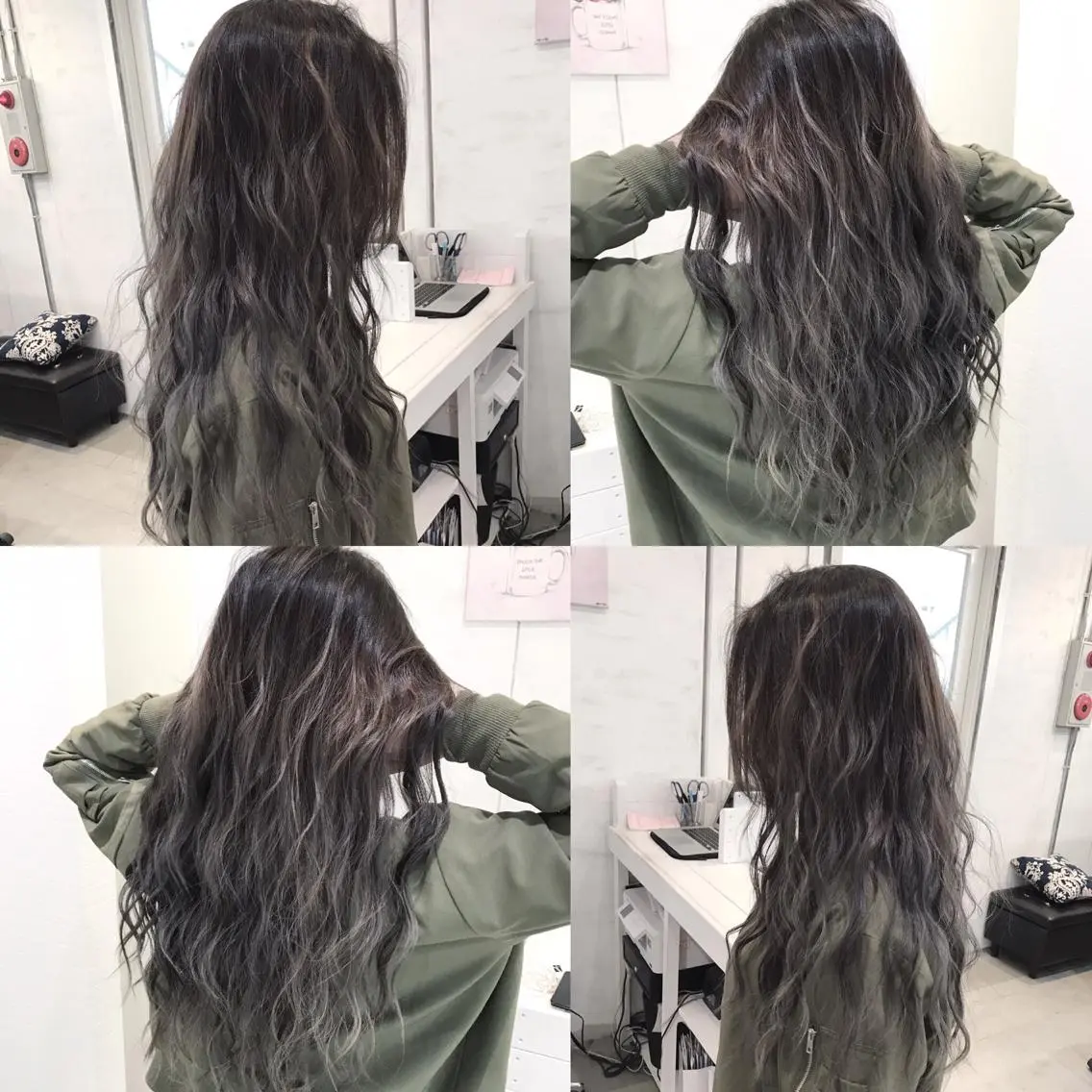 ロング カラー ヘアアレンジ バレイヤージュ ハイライトカラー ハイライト レイヤーカット ヘアカラー トリートメント 縮毛矯正 髪質改善寺坂雄飛💐のヘアスタイル