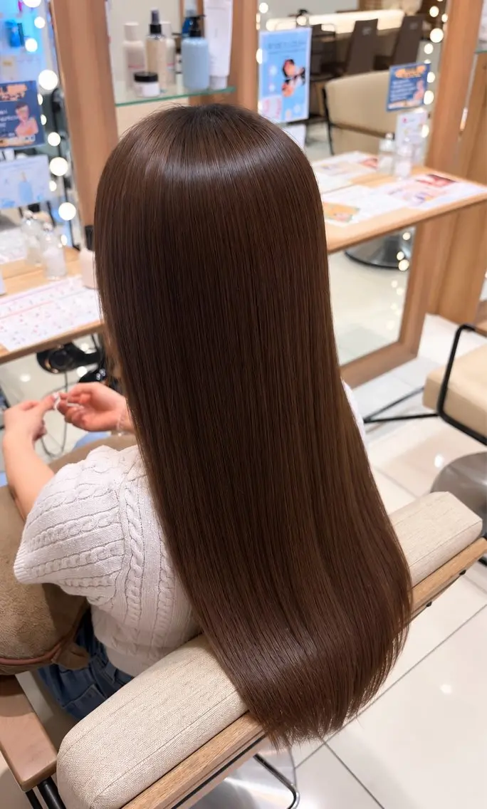 ロング トリートメント トリートメント ヘッドスパ 髪質改善🫧/ カラー💗/ あんずのヘアスタイル
