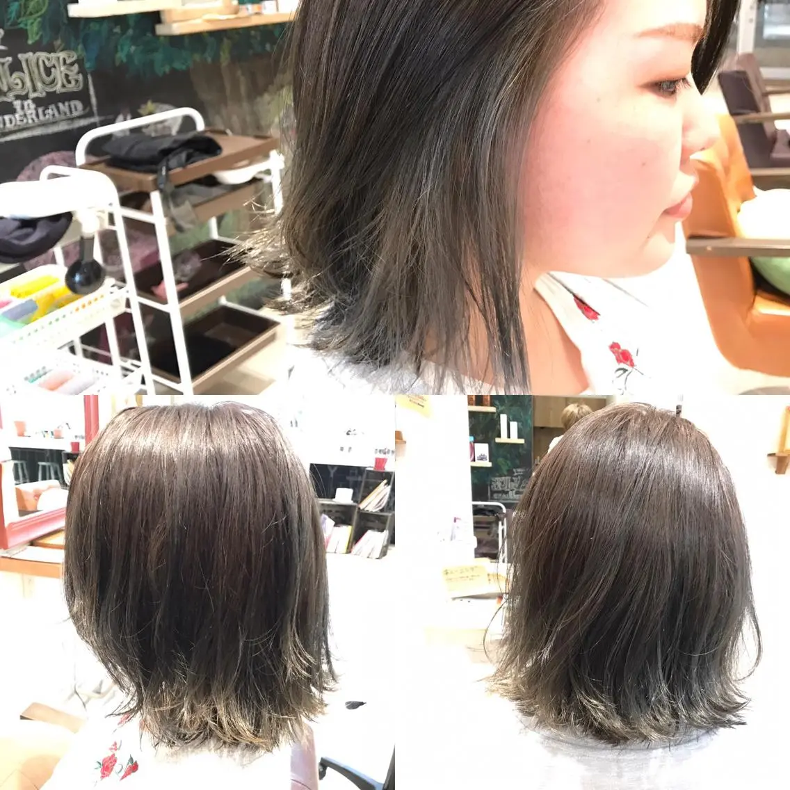 ショート カラー インナーカラー ボブ 外ハネヘア メンズ指名多数!! 田島史也のヘアスタイル