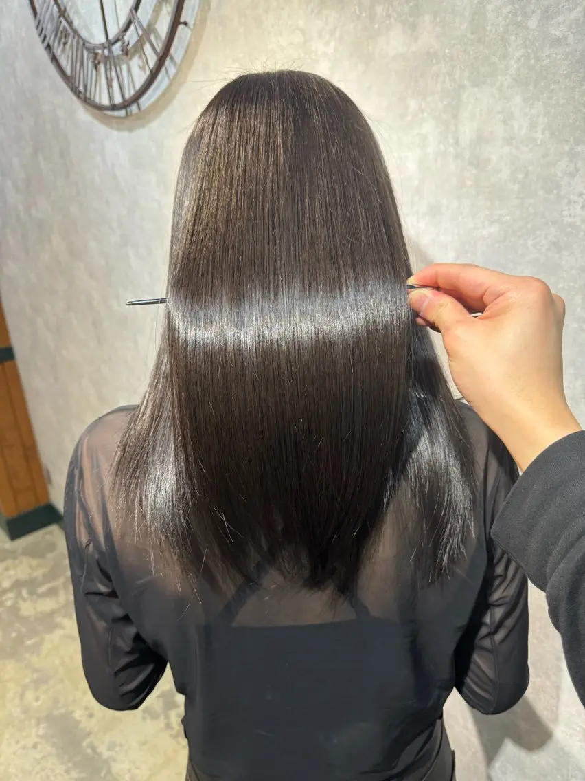 【プレミアム髪質改善】カット&髪質改善ストレート✨の写真