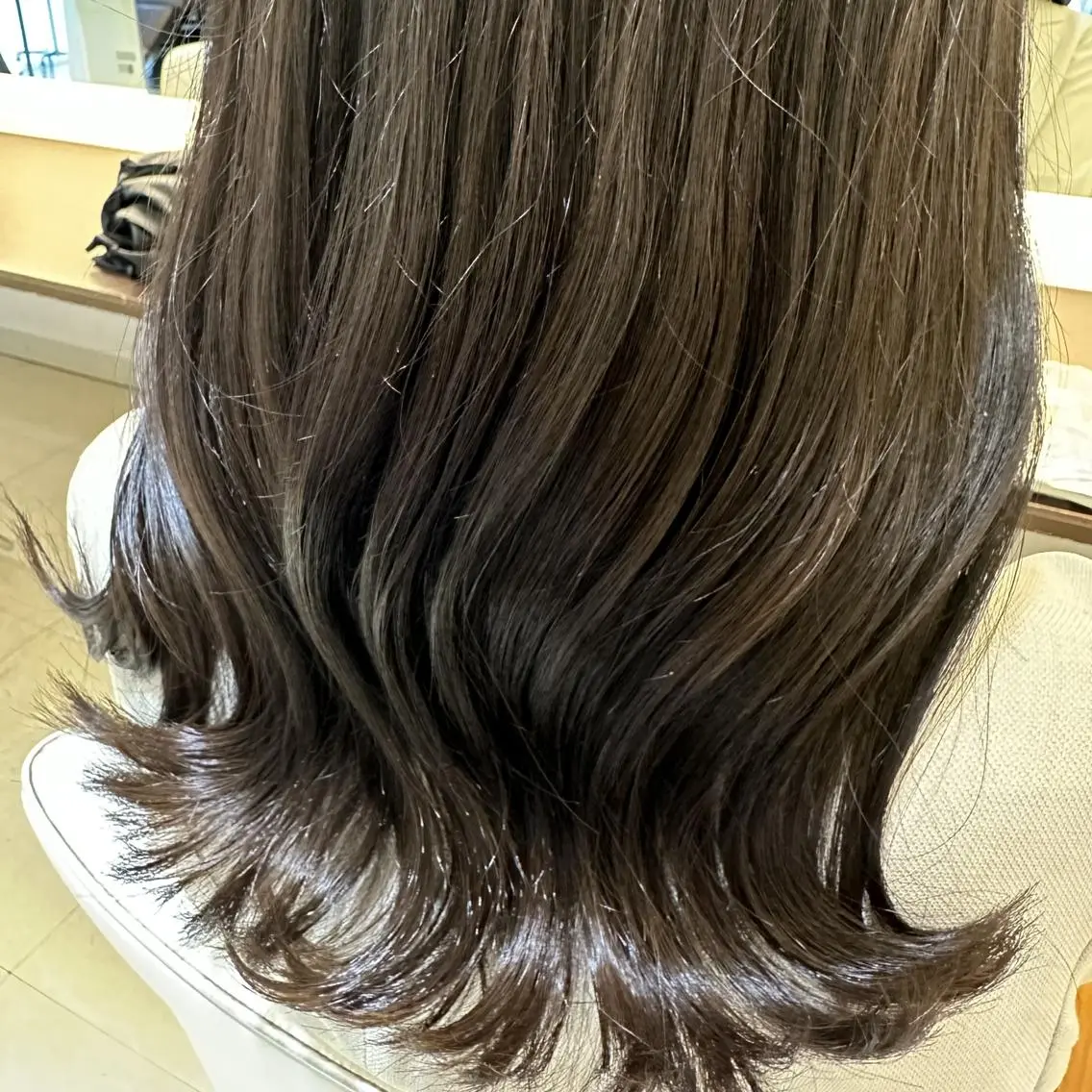 セミロング カラー VanCouncil 札幌本店のヘアスタイル