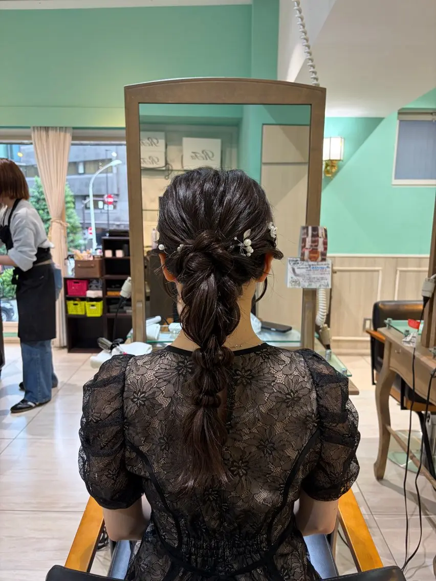 ヘアアレンジ ヘアセット 似合わせカット✨️ 秋山   りんたろうのヘアスタイル