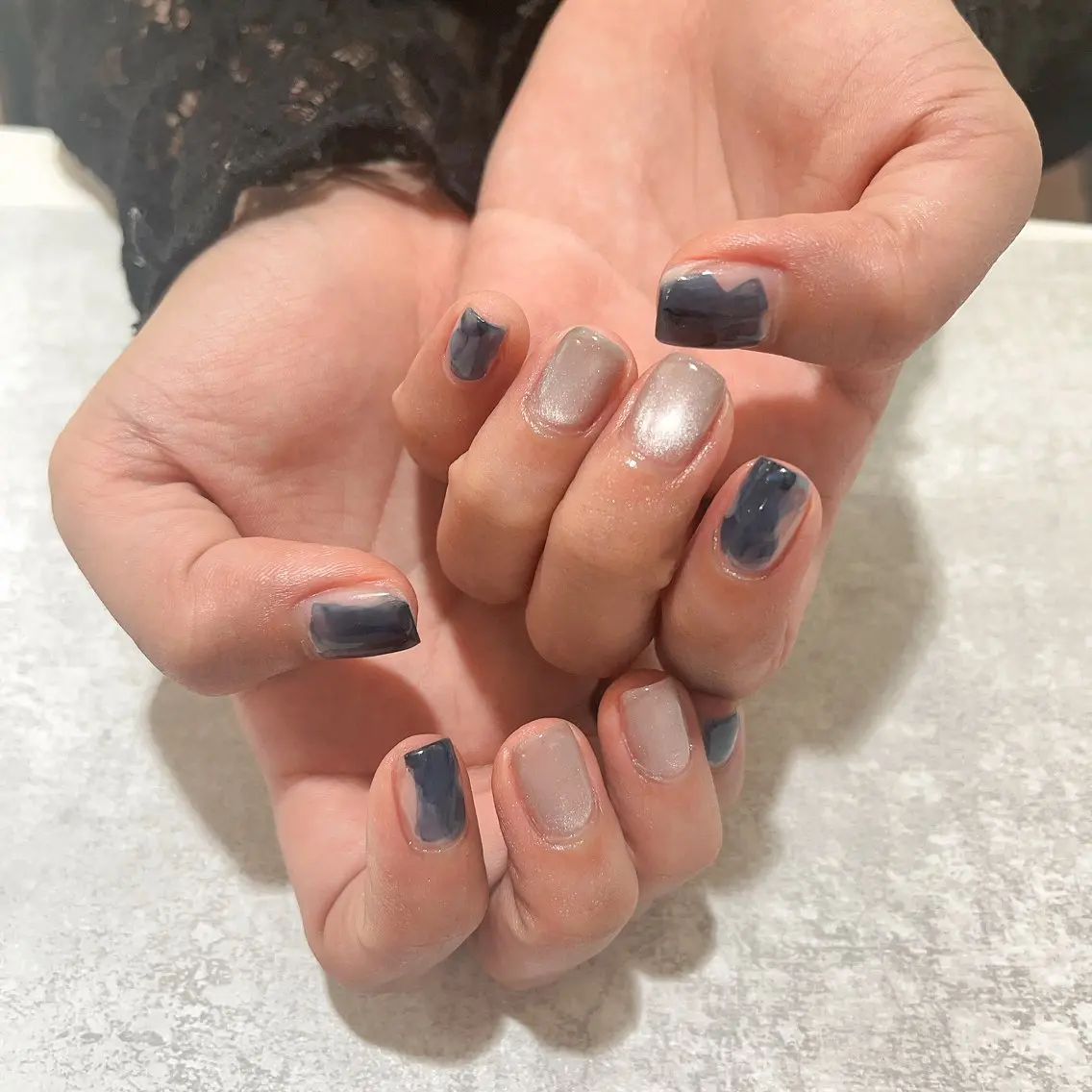 ネイル NailBee銀座店 🤎Akaのネイルデザイン
