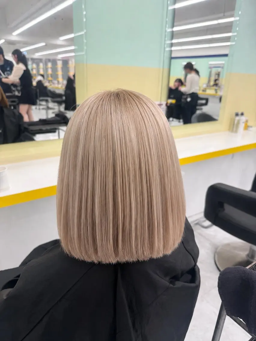 🎀今っぽ韓国🎀切りっぱなしタッセルボブの写真