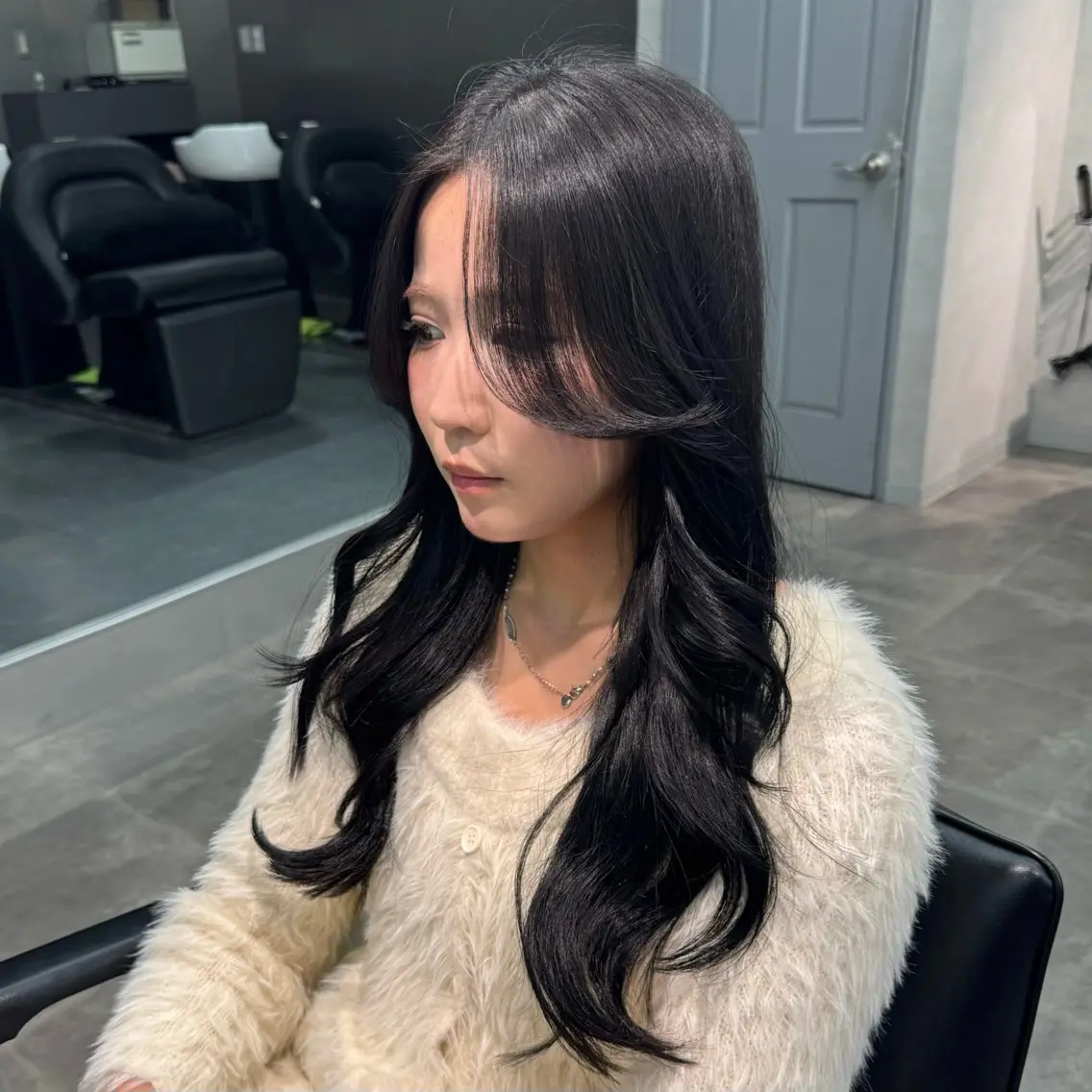 ロング カット ヘアカラー 韓国特化🇰🇷千葉 /レイヤーカット竜生のヘアスタイル