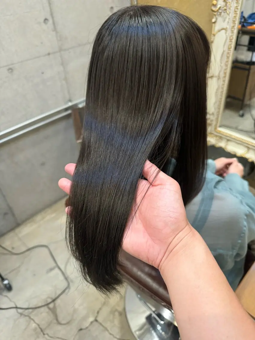 ミディアム ＆-HAIR佐藤 ゆいモデル募集中のヘアスタイル