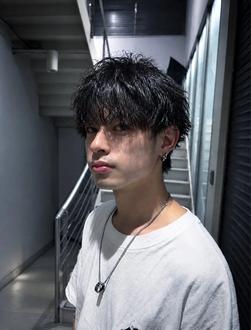 メンズ マッシュ 土屋拓樹 レイヤー/ブリーチのヘアスタイル