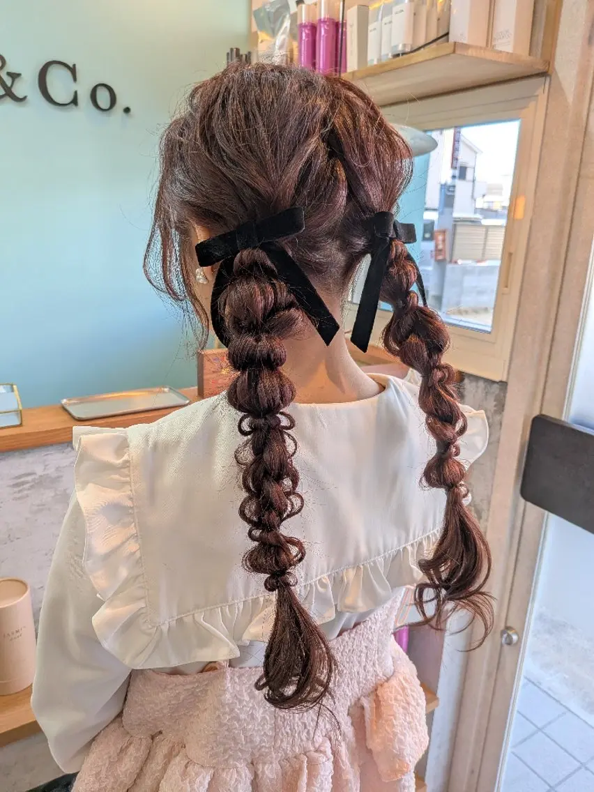 ヘアセットの写真