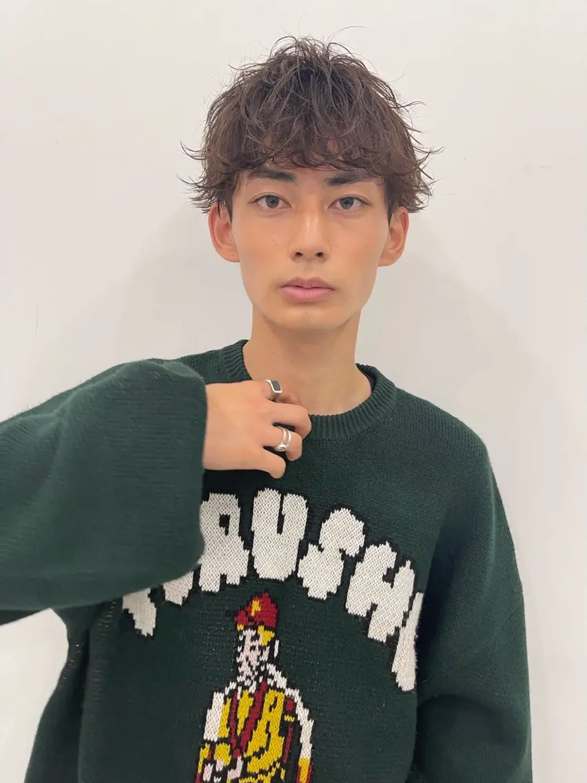 パーマ メンズ メンズ清潔感のプロ 💈メンズパーマ藤田のヘアスタイル