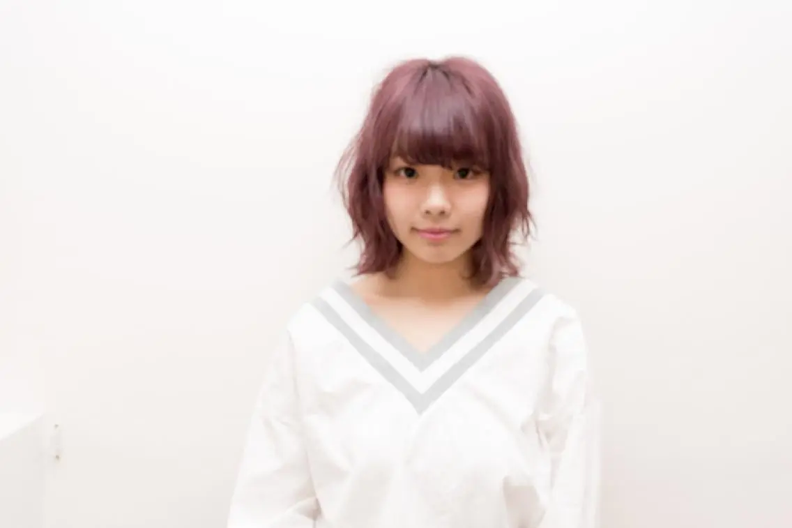 ミディアム カラー パープルカラー 原田 祥彰のヘアスタイル