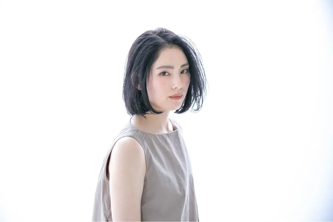 ショート 髪質改善ストレート、 カラー清野雄大のヘアスタイル