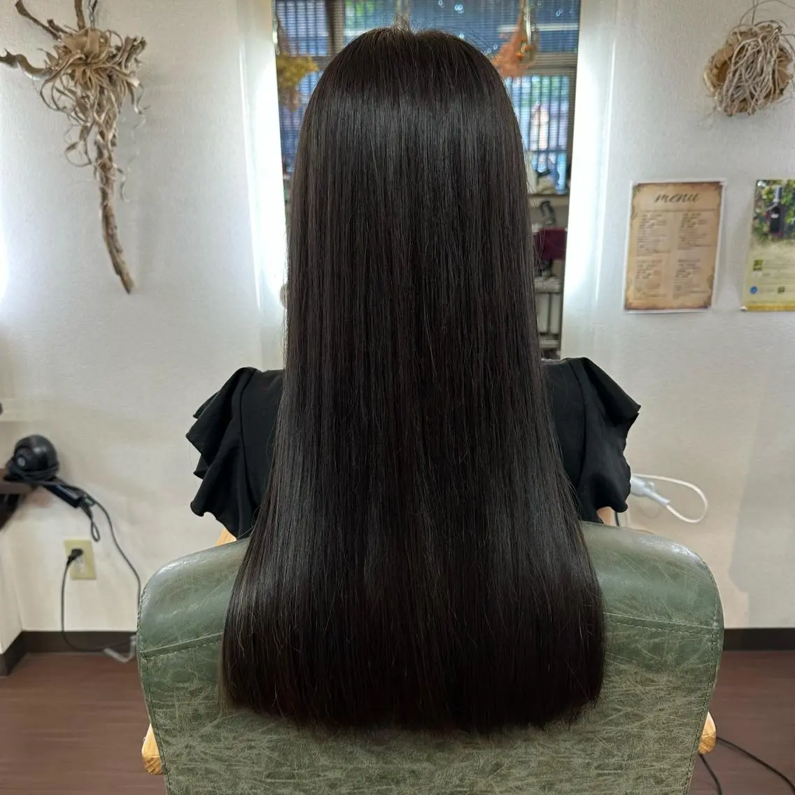 ロング カラー ブルーカラー カット ヘアカラー 💜推しインナー カラー/菊池柊真💜のヘアスタイル