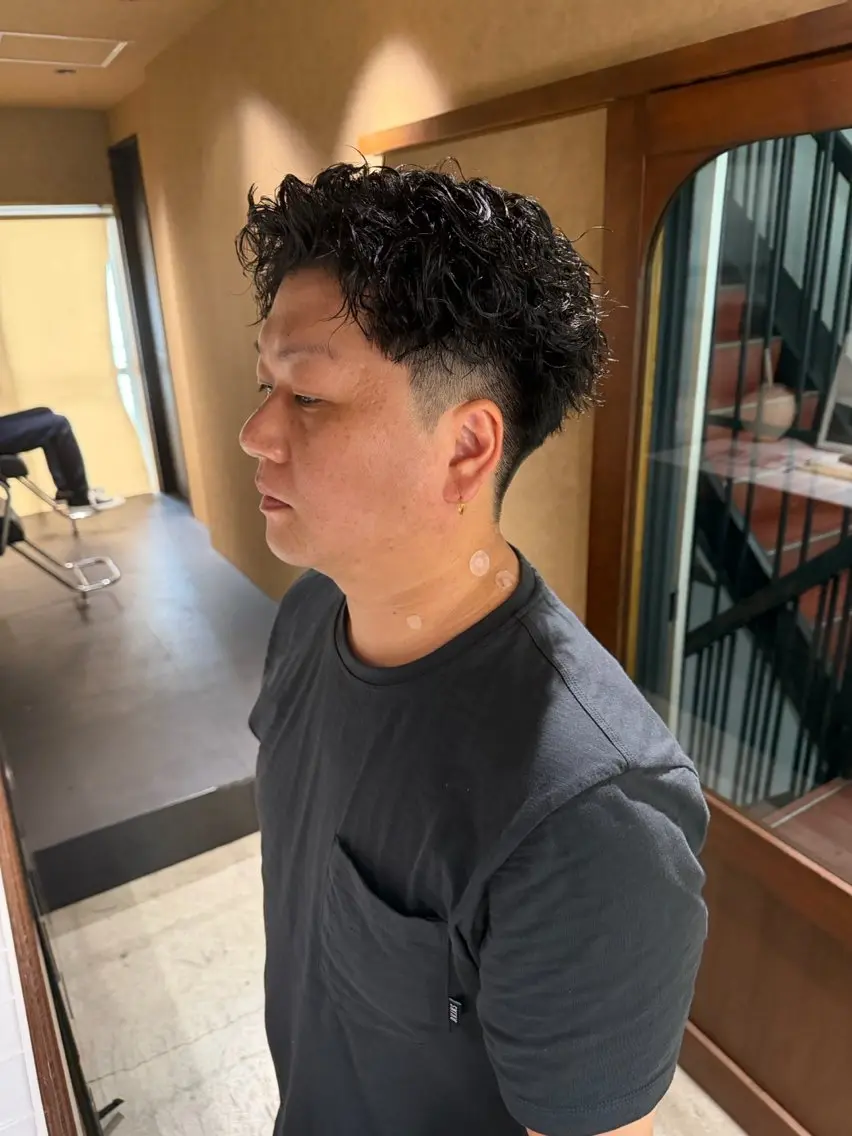 パーマ メンズ walt hayatoのヘアスタイル