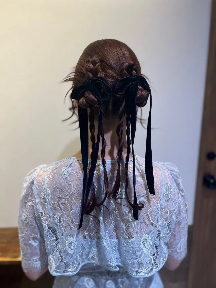 ✩₊˚.⋆☾⋆⁺₊✧ヘアセット+前髪カット✩₊˚.⋆☾⋆⁺₊✧の写真