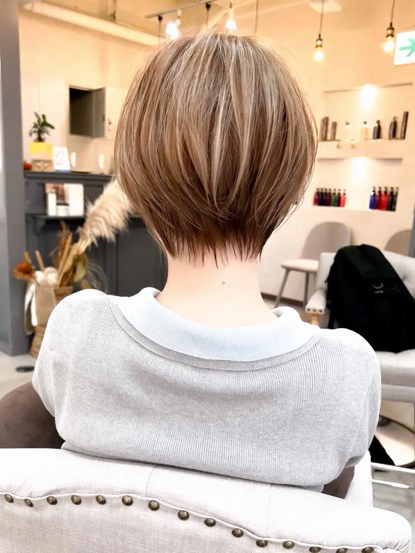 ショート ショートヘア 有田 奨のヘアスタイル