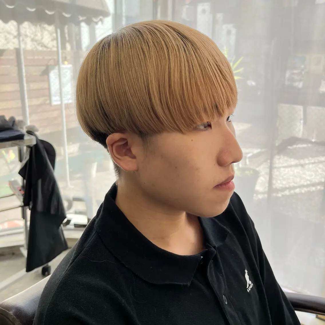 メンズ メンズブリーチ マッシュ カット トリートメント フェザーパーマ🌙 毛流れ yuzukiのヘアスタイル