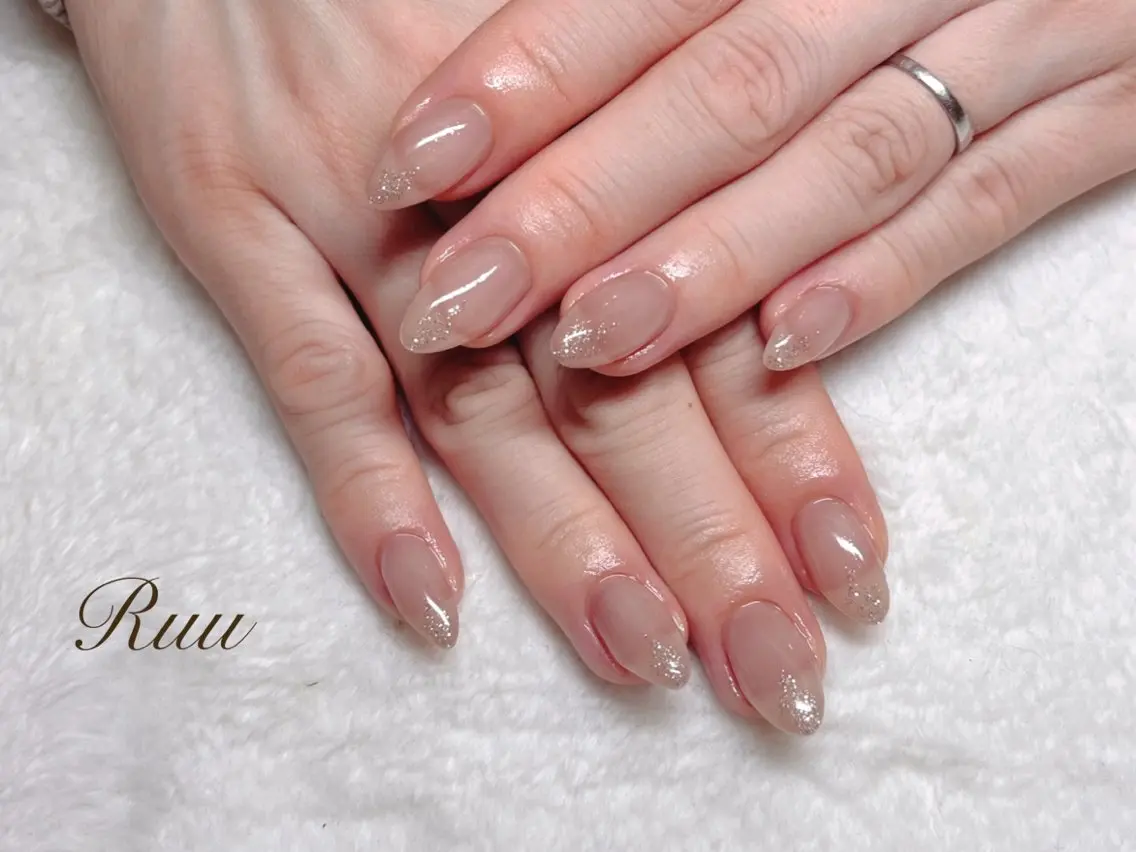 ネイル アートネイル フットネイル フレンチネイル キラキラネイル 韓国ネイル Nail salon Ruuのネイルデザイン