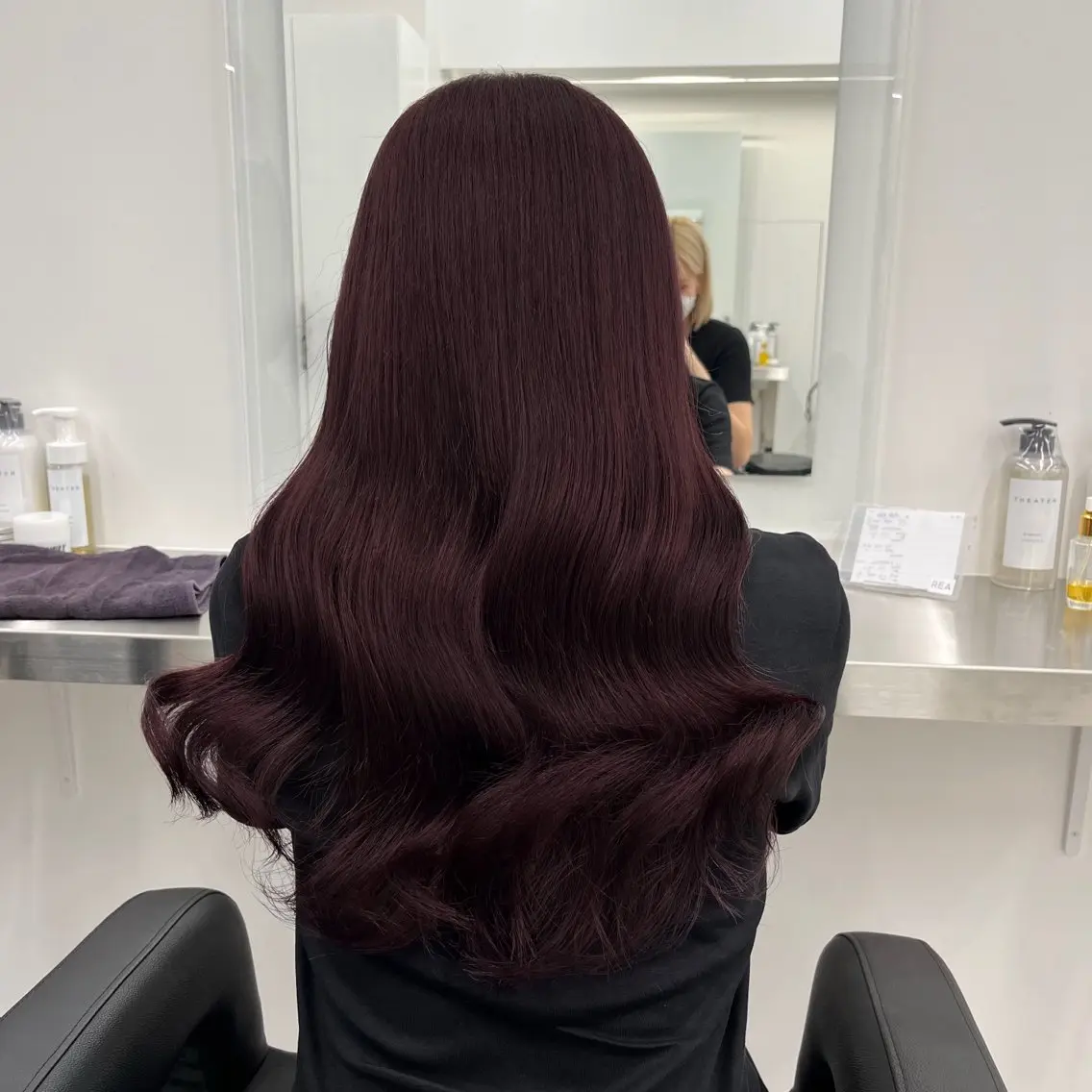 ロング カラー ヘアアレンジ 🫧🎀うる艶暖色 🏹Nanako🎀のヘアスタイル