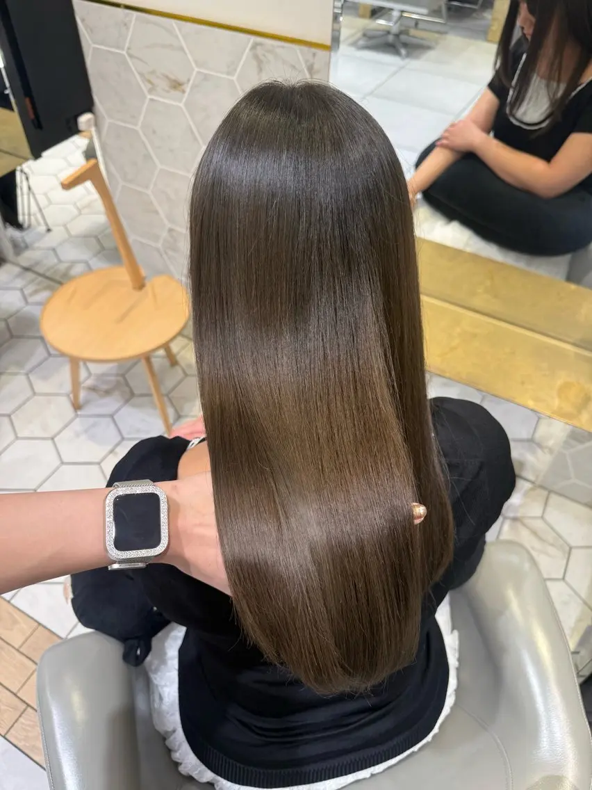 ロング トリートメント トリートメント 𝐘𝐮𝐢 🤎 costesのヘアスタイル