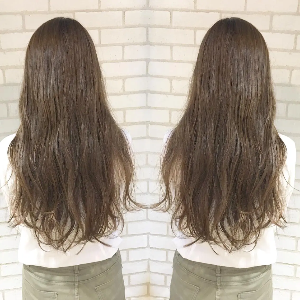 カラー アディクシーカラー グレージュ カット ヘアカラー トリートメント 佐藤 高徳のヘアスタイル