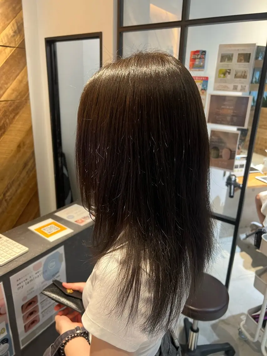 カラー ブラウンカラー オレンジ ヘアカラー Miyuu 『藤沢』のヘアスタイル