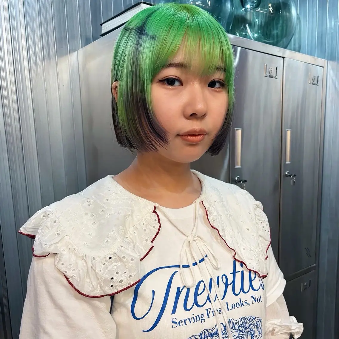 ショート カラー カット ヘアカラー トリートメント チヒロ/ショート /パーマのヘアスタイル