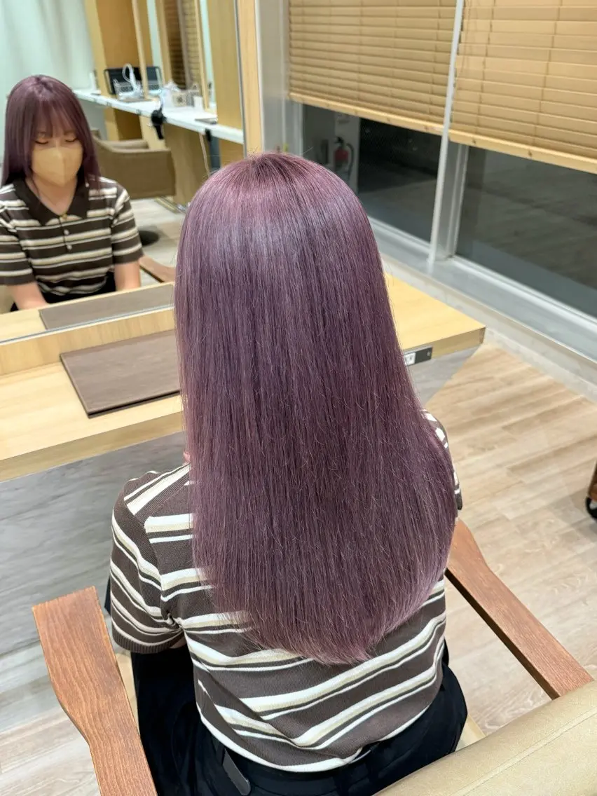 【お得◎】カット＋ブリーチ＋イルミナカラー＋Aujua2ステップトリートメントの写真