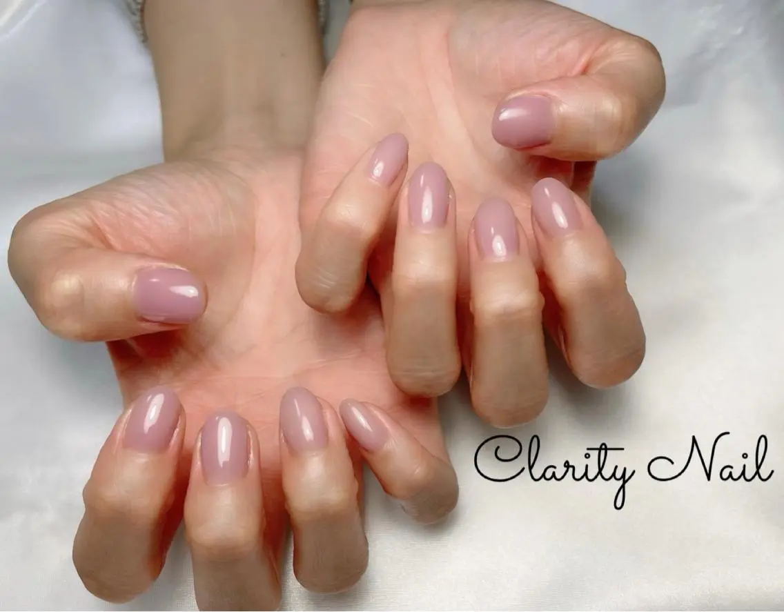 ネイル ワンカラーネイル ハンドネイル Clarity Nailのネイルデザイン