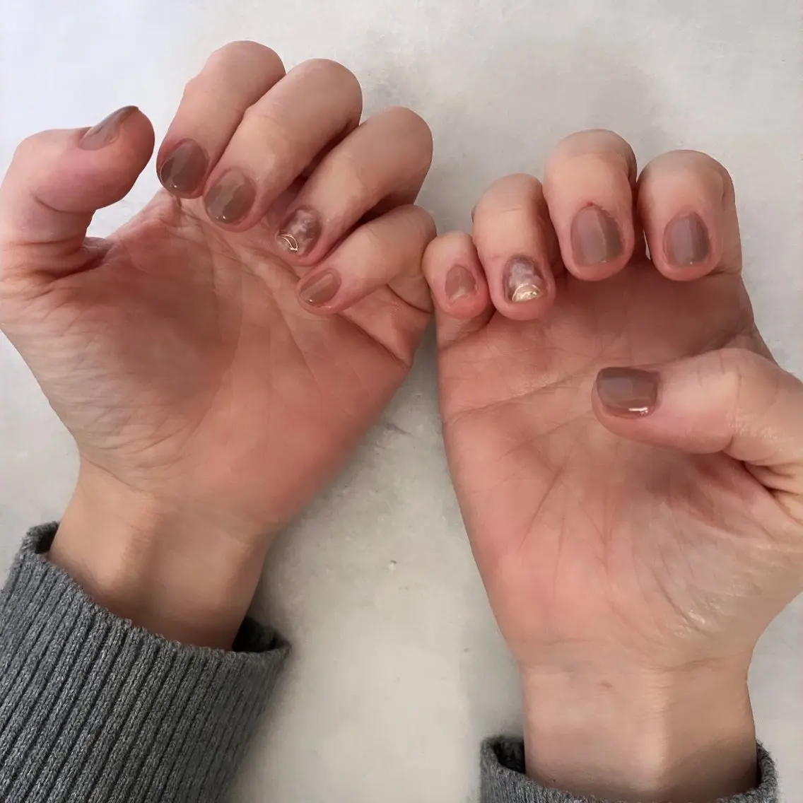 ネイル シンプルネイル K Aのネイルデザイン