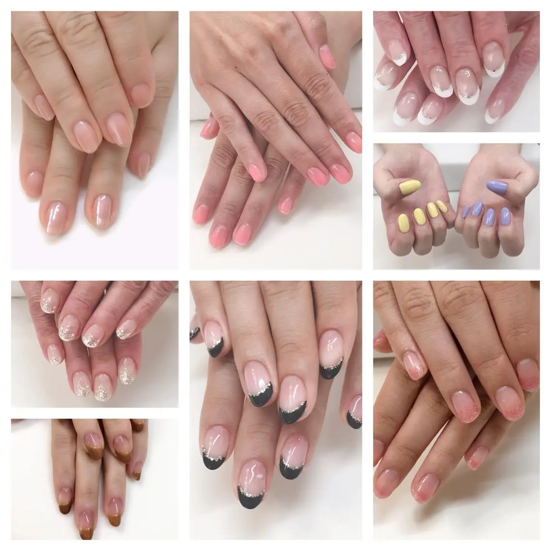 オフなし💅 シンプルネイル💅✨(ラメグラ・ワンカラー¥3500フレンチ・カラーグラデ¥4000)の写真