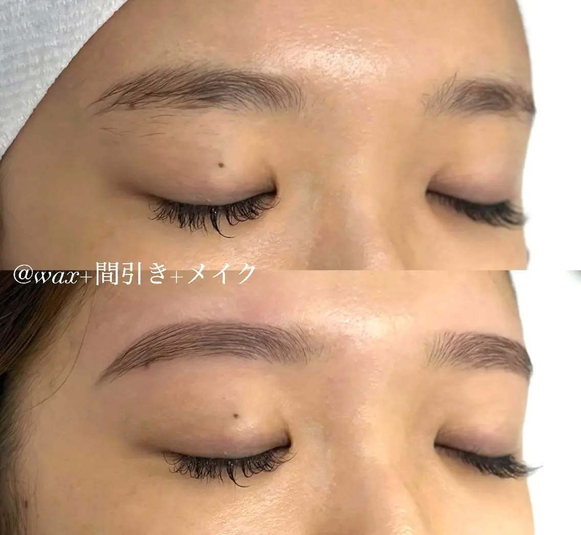 アイブロウ ワックス脱毛 眉カット その他(アイブロウ) 黄金比ナチュラル眉 /im_momokaのマツエク・マツパデザイン