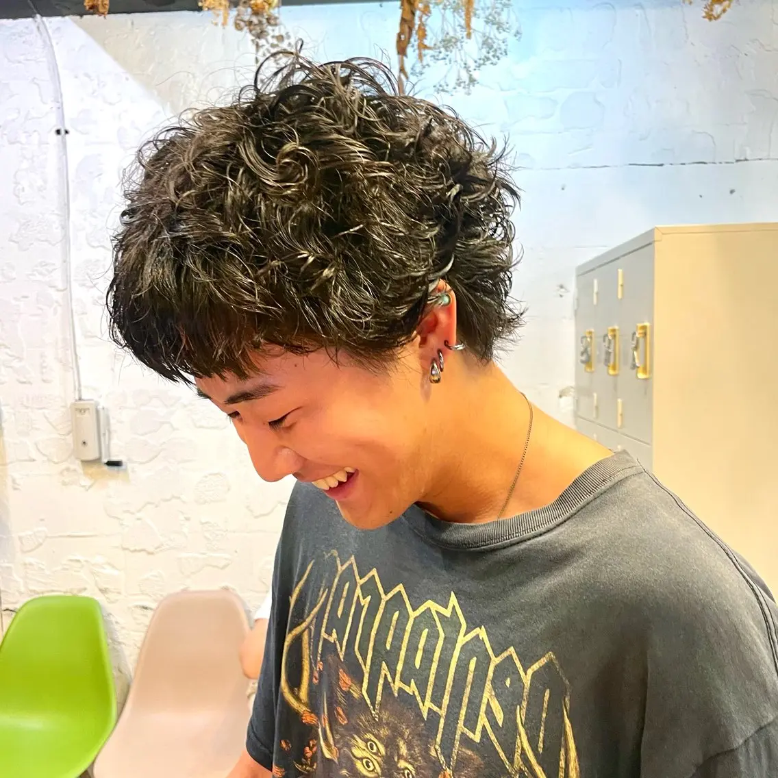 パーマ メンズ カット パーマ トリートメント 🔥メンズショート 職人🔥大澤龍也のヘアスタイル