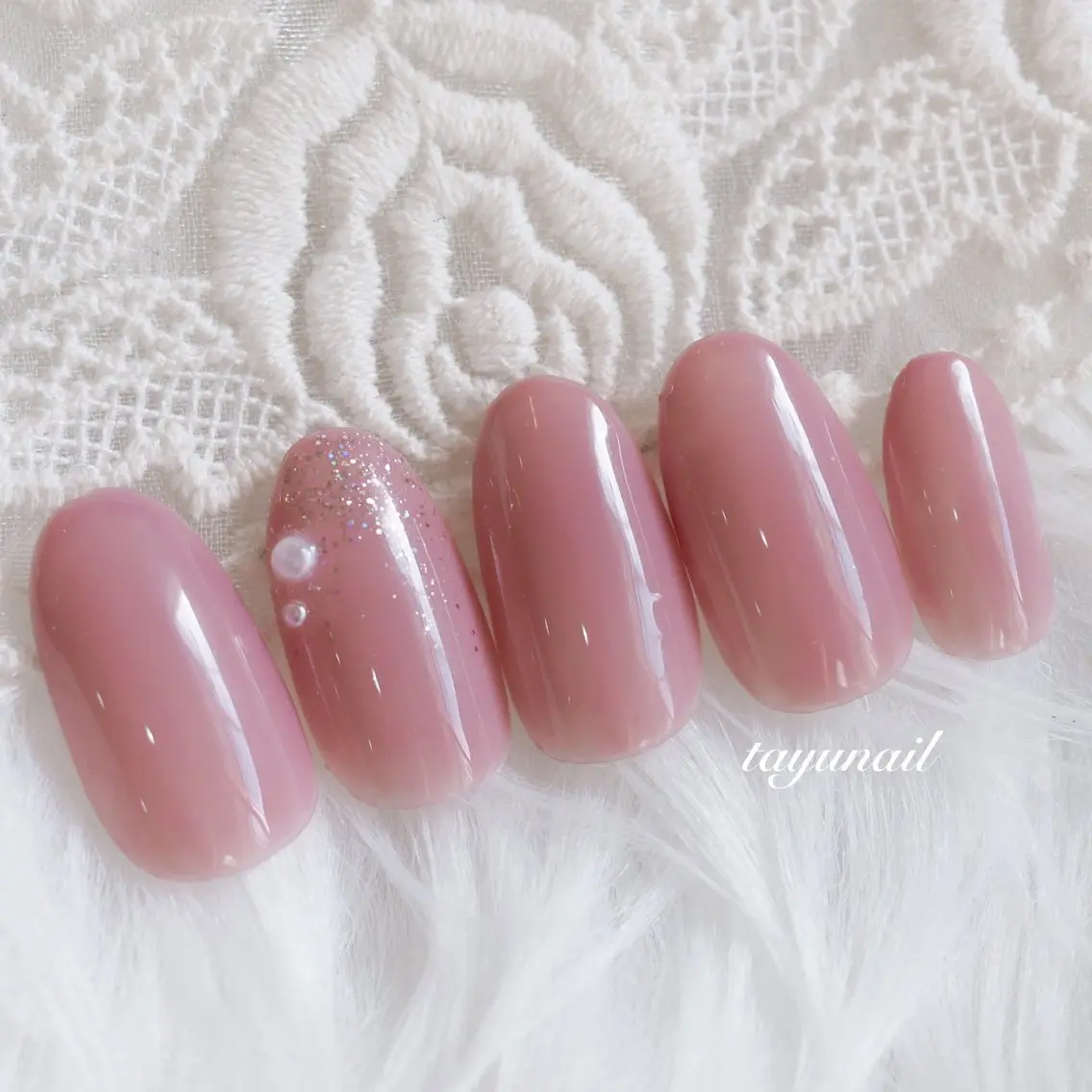 ネイル アートネイル ジェルネイル グラデーション キラキラネイル ラメ(グリッター) ハンドネイル ネイルサロン 【たゆnail】のネイルデザイン