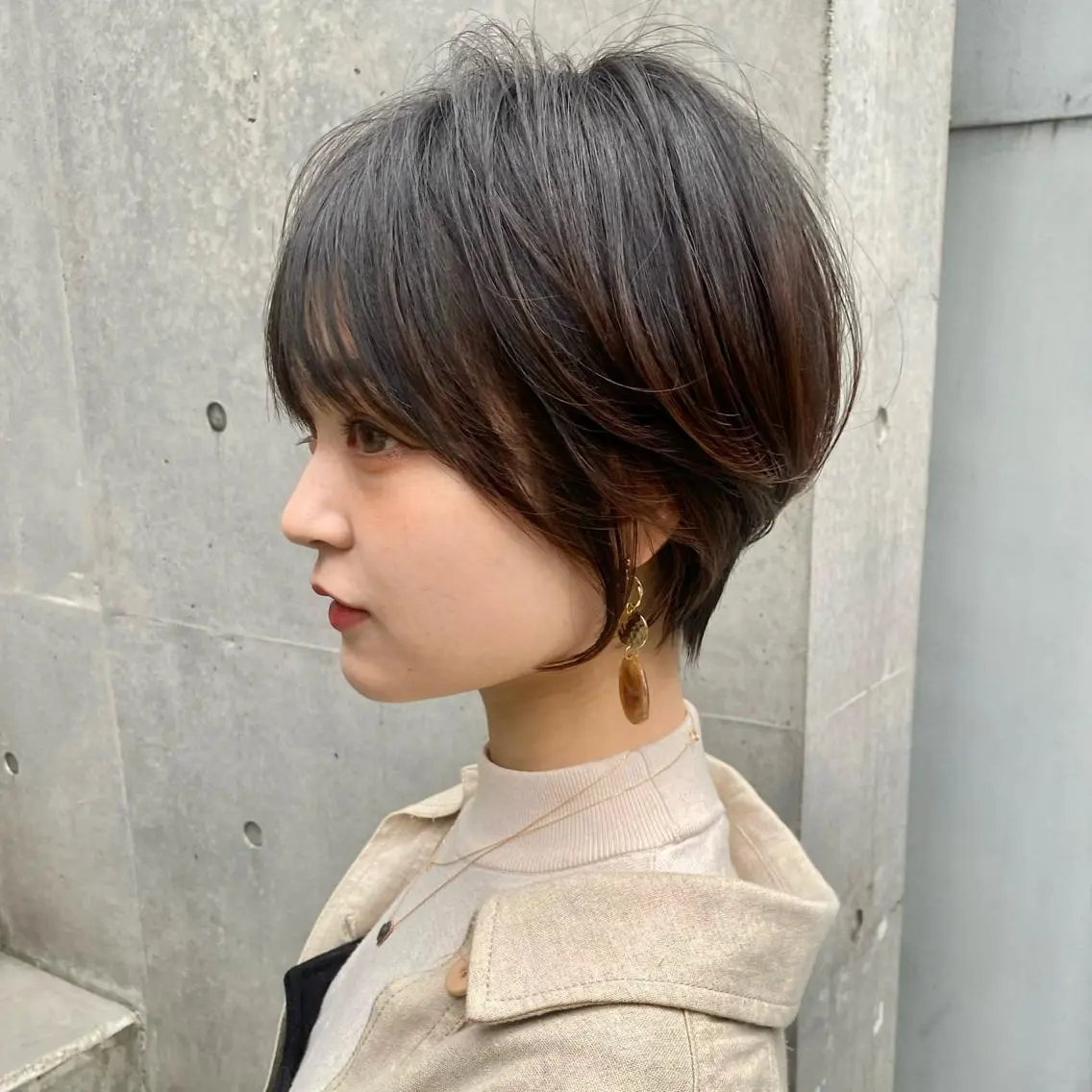 ショート カラー ショートヘア 🐧銀座/ショート/ ショートボブ広瀬🐧のヘアスタイル