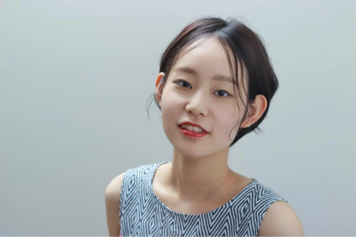 ショート カラー パーマ オリーブ系カラー🫒 イノセントヘアのヘアスタイル