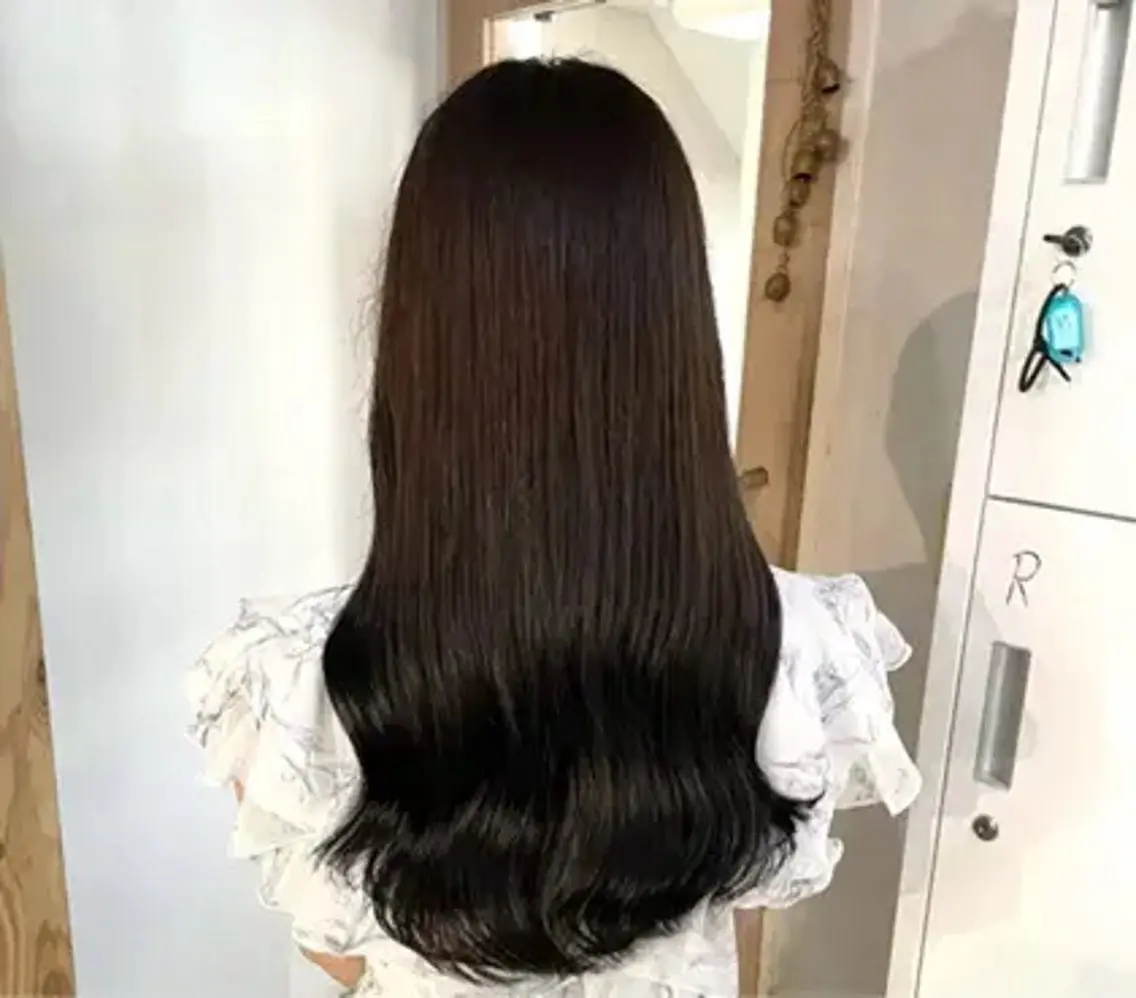ロング カット ヘアカラー トリートメント 髪質改善&艶カラー sotaのヘアスタイル