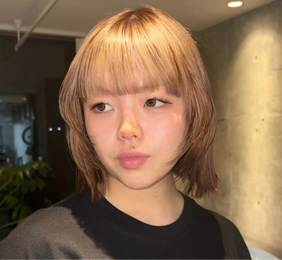 ミディアム ヘアカラー トリートメント Cocona 🦤 /ブリーチ/ショートのヘアスタイル