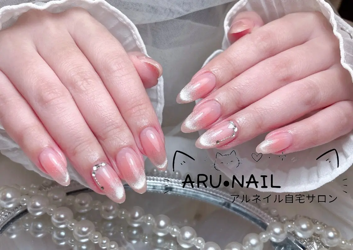 ネイル フレンチネイル ARU·NAIL 自宅サロン港区宝神のネイルデザイン