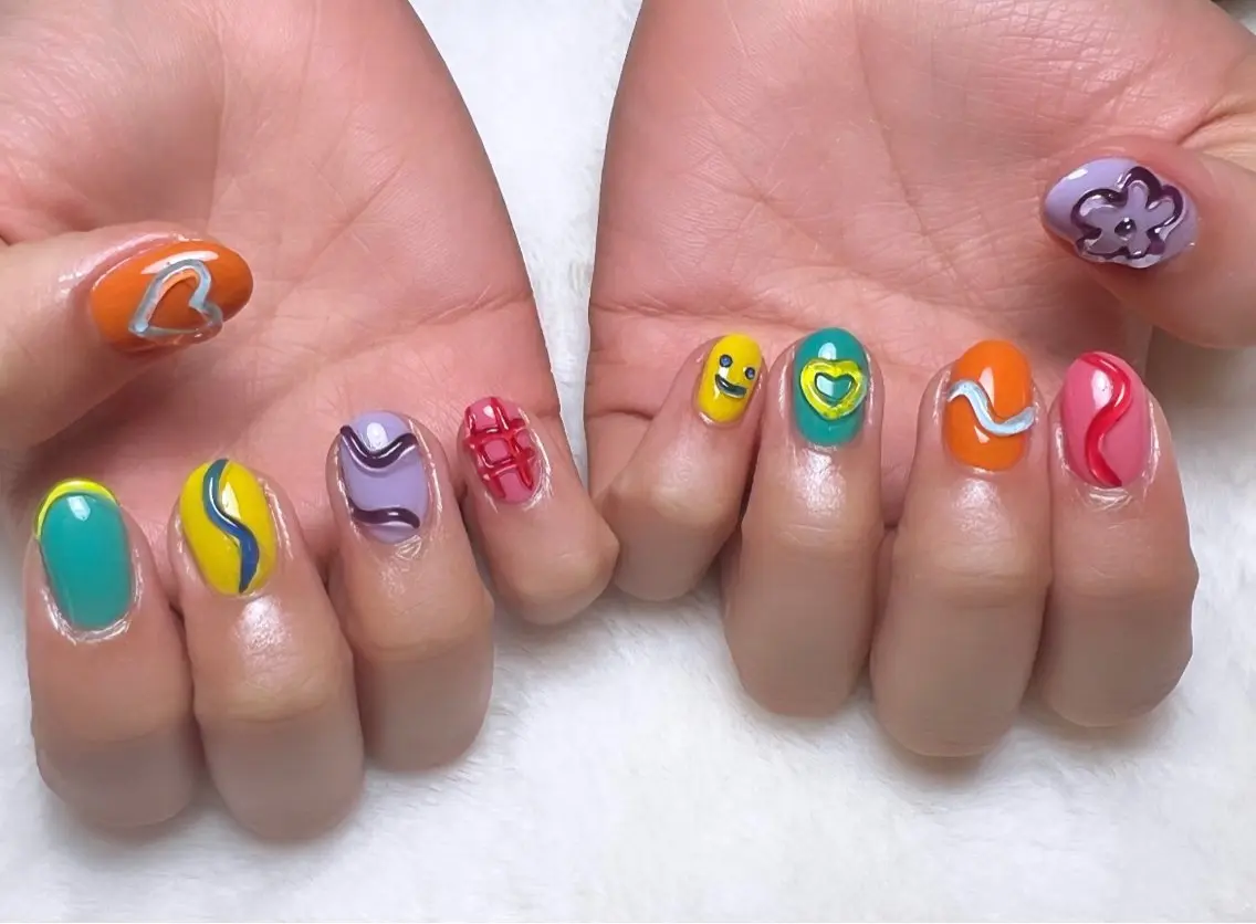 ハンドorフット⭐︎10本アート⭐︎オフ込みの写真