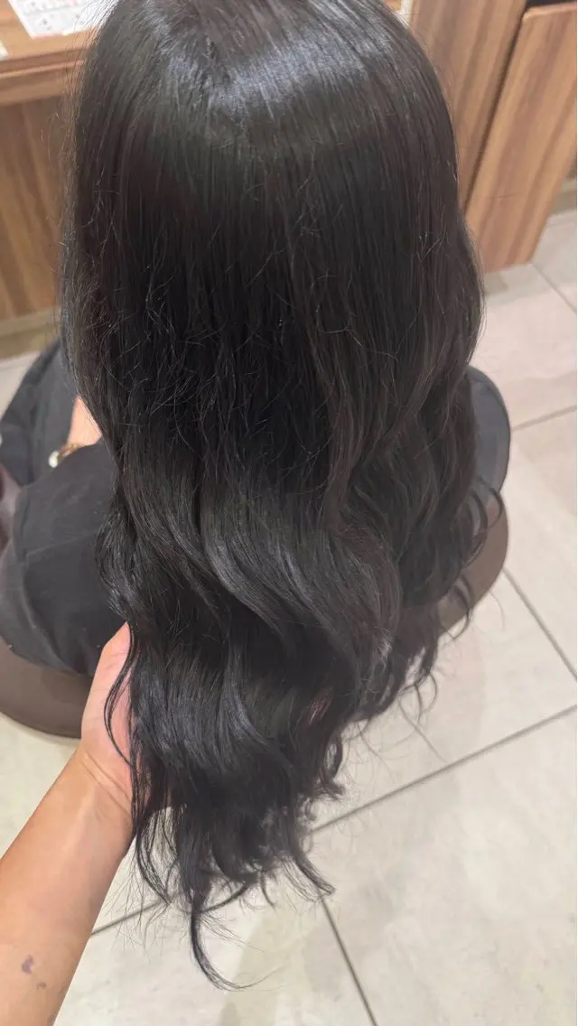 ロング カラー ロング ヘアカラー 薮押 いづみのヘアスタイル