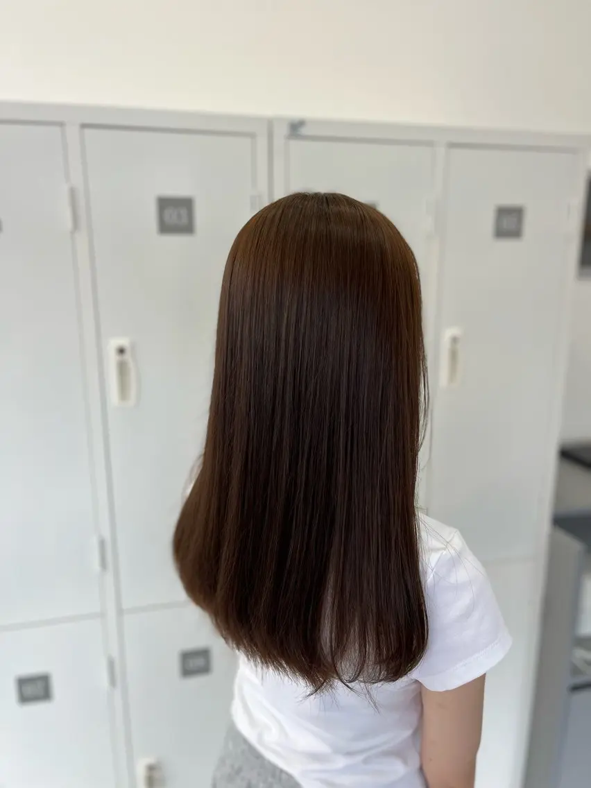 ヘアカラー トリートメント 鈴木 綾音のヘアスタイル