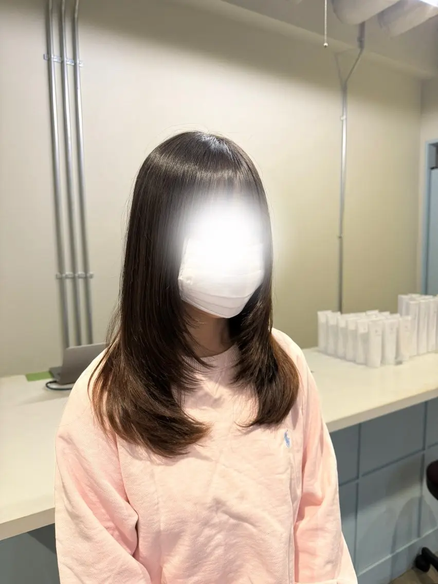 セミロング Heath 姪浜 ⌇フタバのヘアスタイル