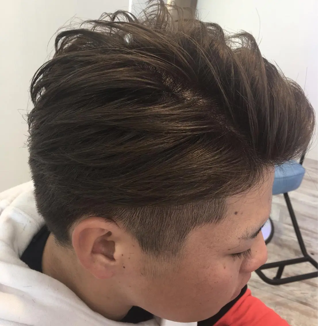 カラー メンズ 白井 つづりのヘアスタイル