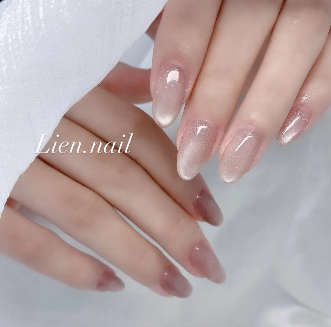 ネイル マグネットネイル ワンカラーネイル Lian nailのネイルデザイン